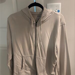 Sonoma Light Tan Zip-Up Hoodie